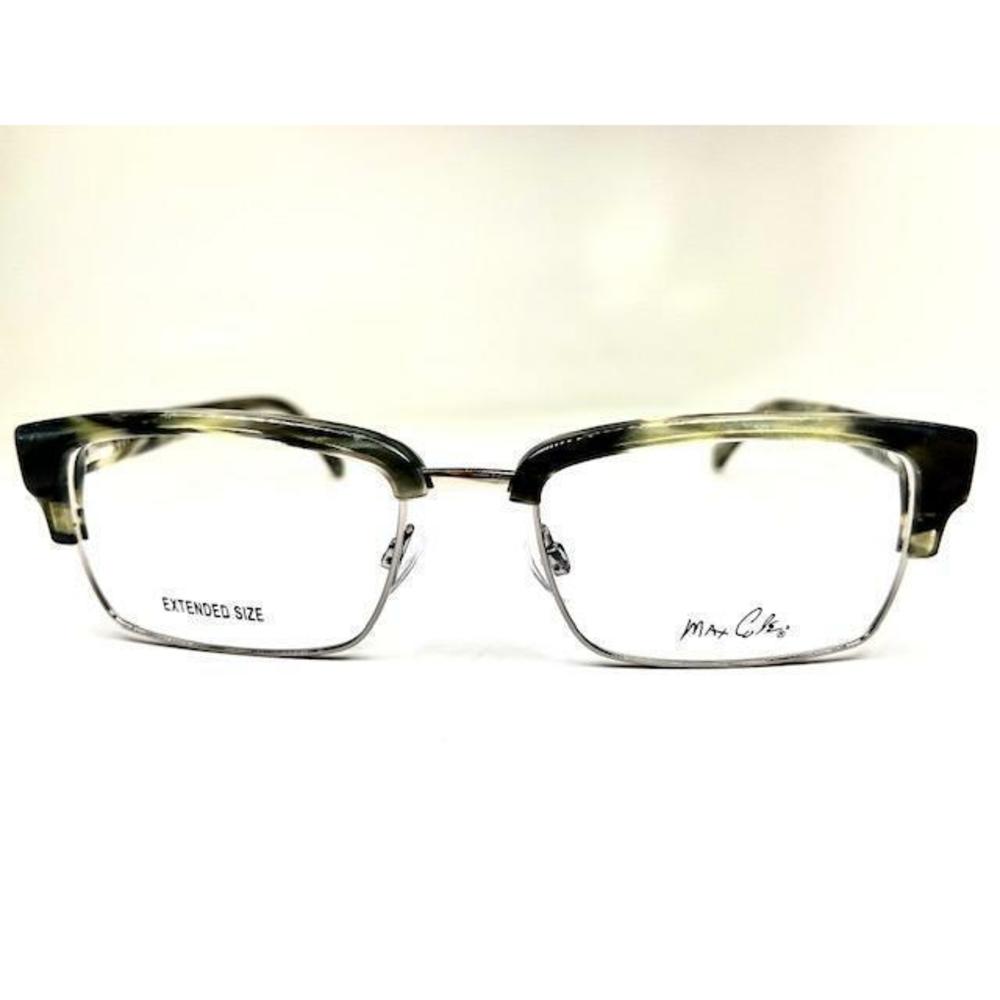 New Max Cole MC-1504 Col.60 Green Tortoise Eyeglasses 55/19/150